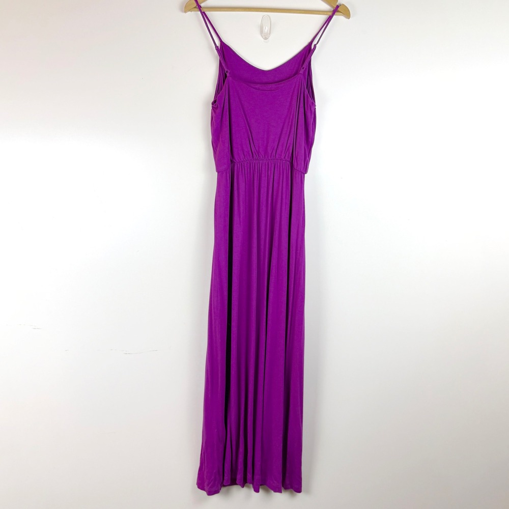 Gap Womens Purple Rayon Maxi Dress Sleeveless Elastic Waist Size S RN54023 - Picture 3 of 7